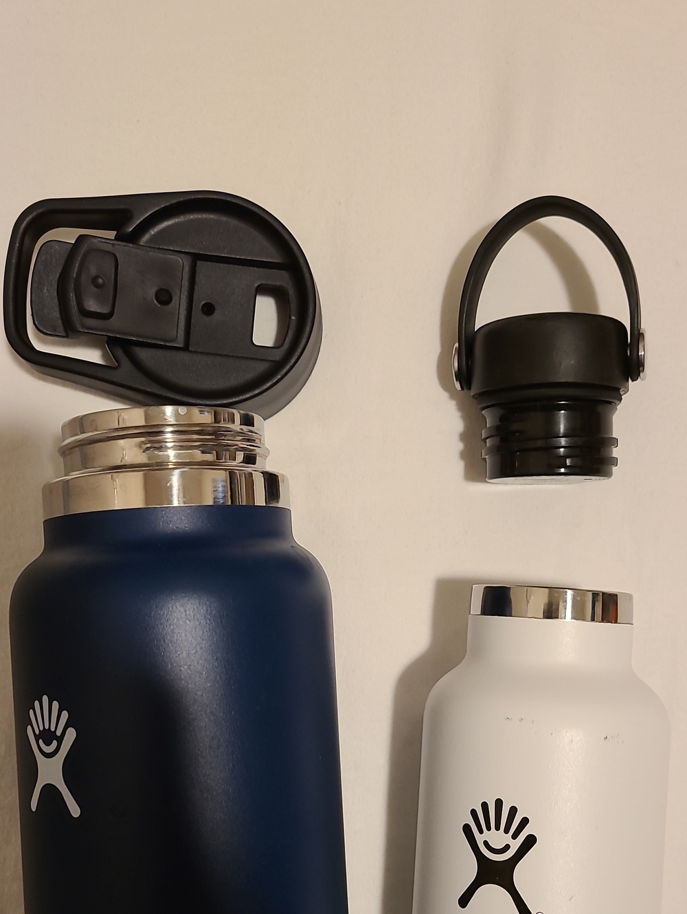 Hydro Flask Bottles, 40 oz Wide, 21 oz Standard Blue White - Picture 9 of 16